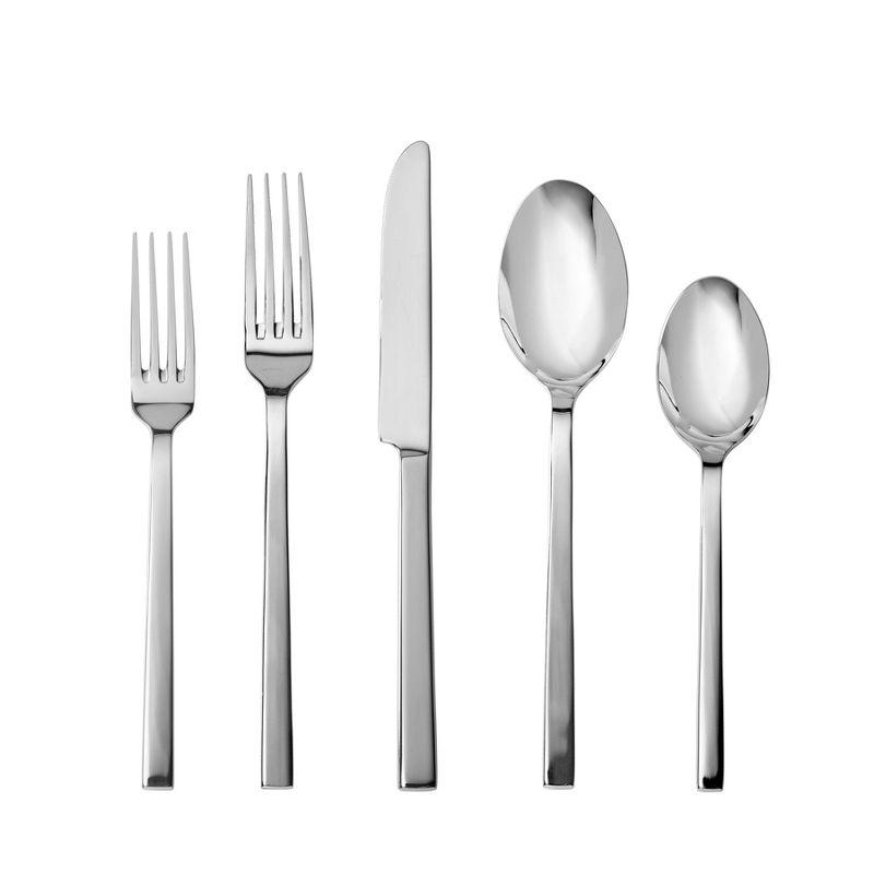 Viggo 20-Piece Mirrored Stainless Steel Flatware Set