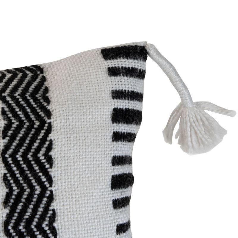 Foreside Home & Garden Tassels Indoor/Outdoor Throw Pillow