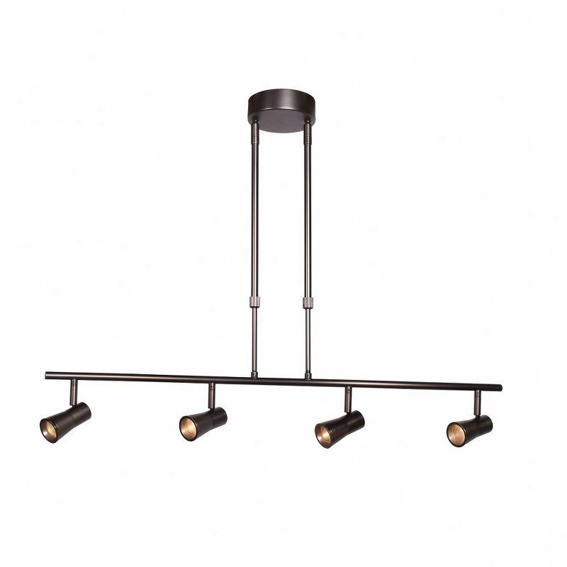 Sleek 33'' Bronze 4-Light Adjustable LED Track Kit