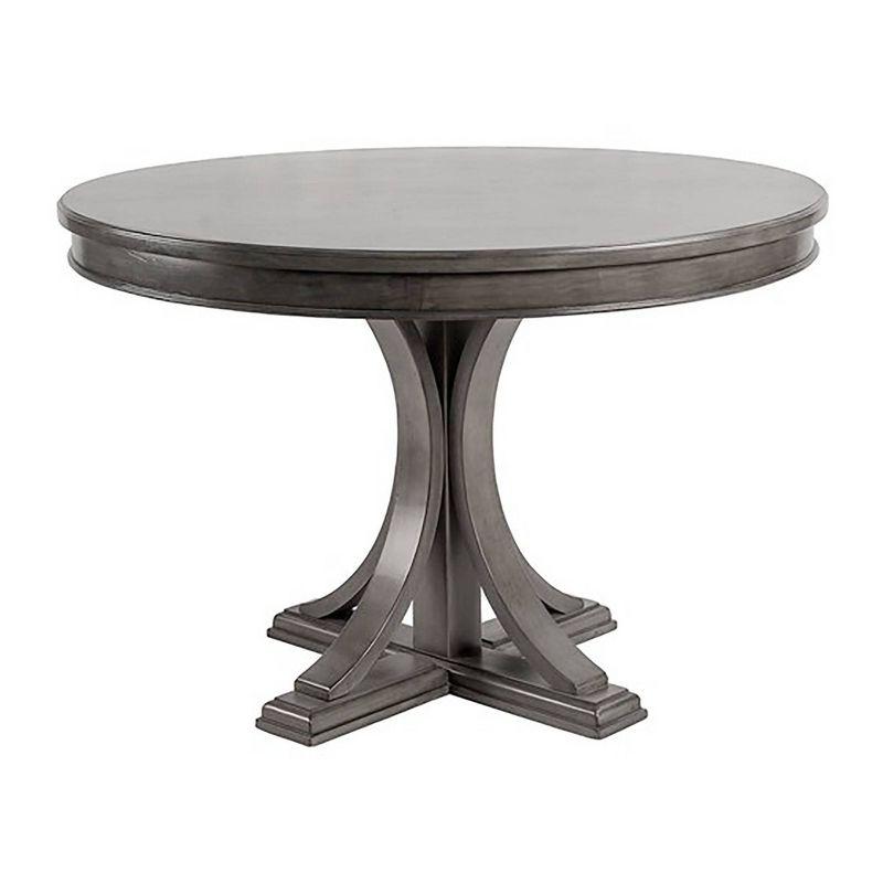 Helena Round Wood Pedestal Dining Table