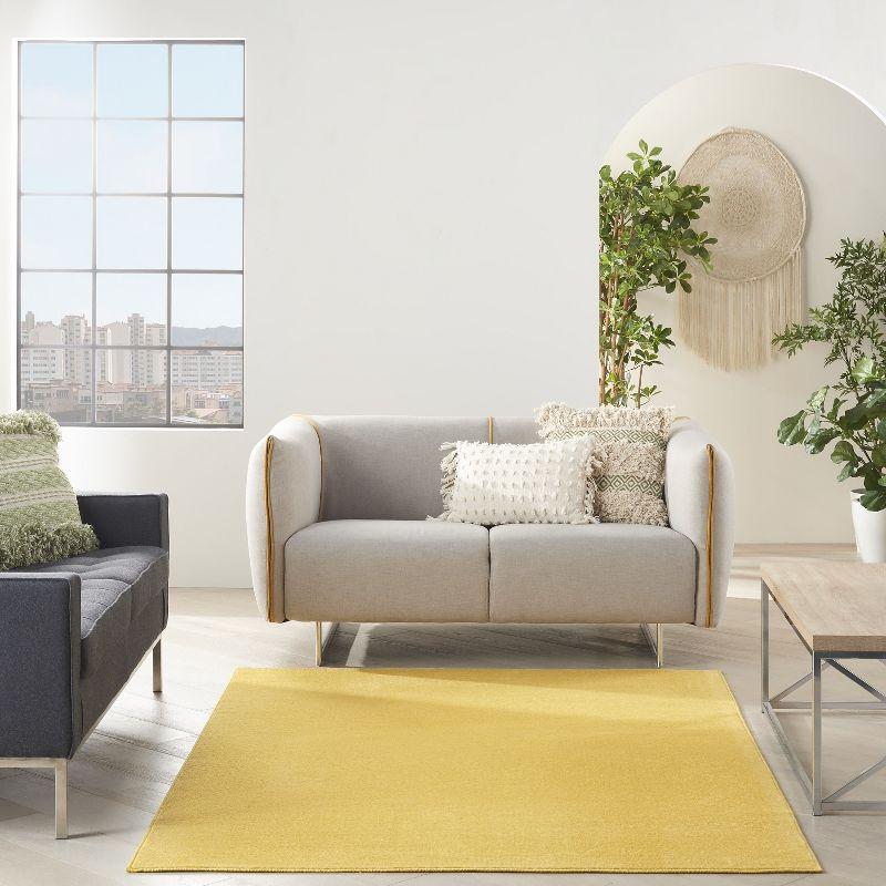 Nourison Nourison Essentials NRE01 Indoor/outdoor Area Rug - Yellow 6' x 9'