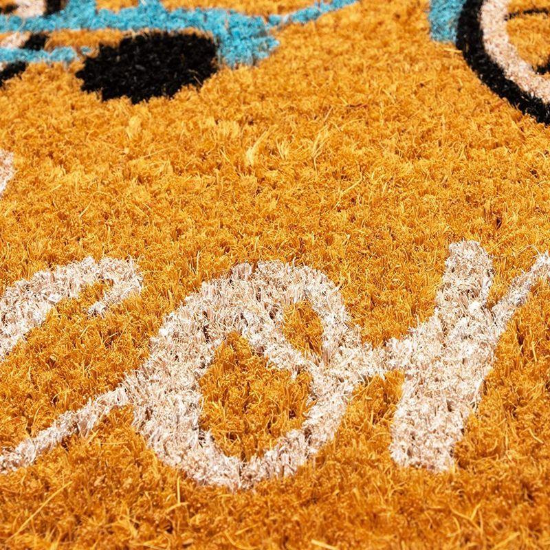 Juvale Natural Coir Doormat, Bicycle Welcome Mat (30 x 17 Inches)