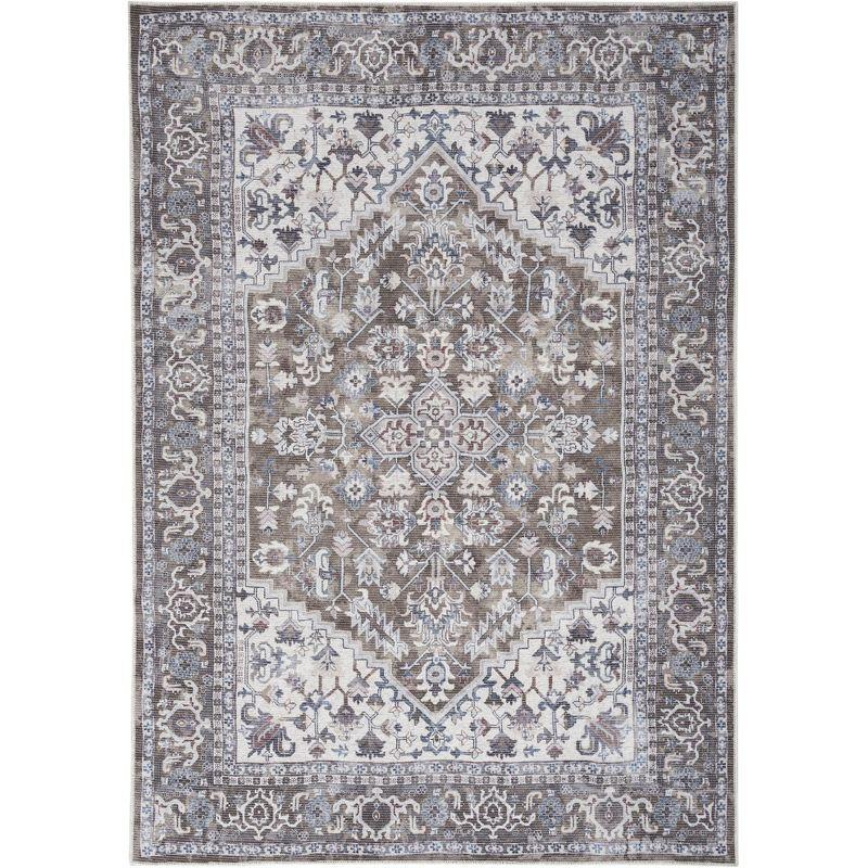 SR104-OLIVY Washable Oriental Rug