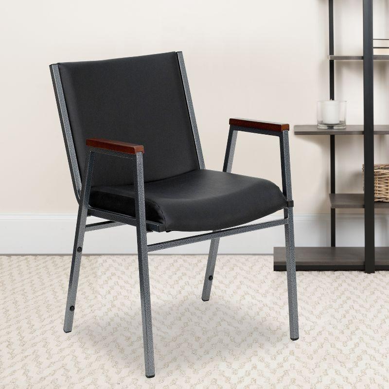 Offex Aliya Heavy Duty Stack Chair with Arms