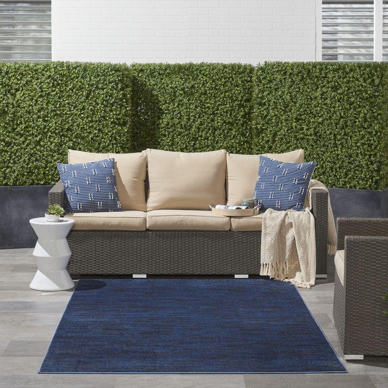 Nourison Nourison Essentials NRE01 Indoor/outdoor Area Rug - Midnight Blue 4' x 6'