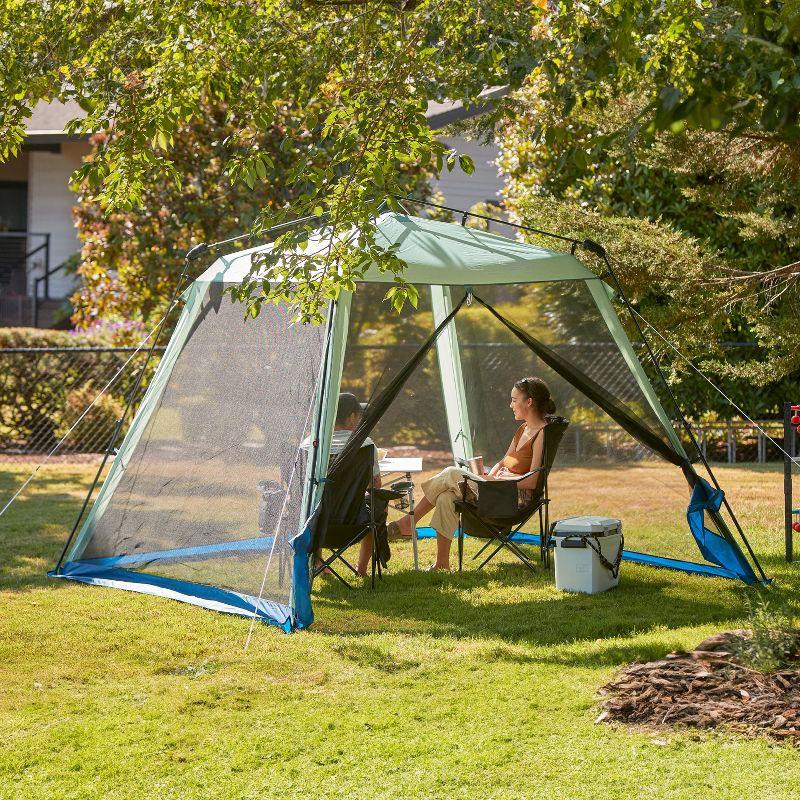 Coleman 10" x 10" Skylodge Instant Screened Shelter Canopy Tent - Green