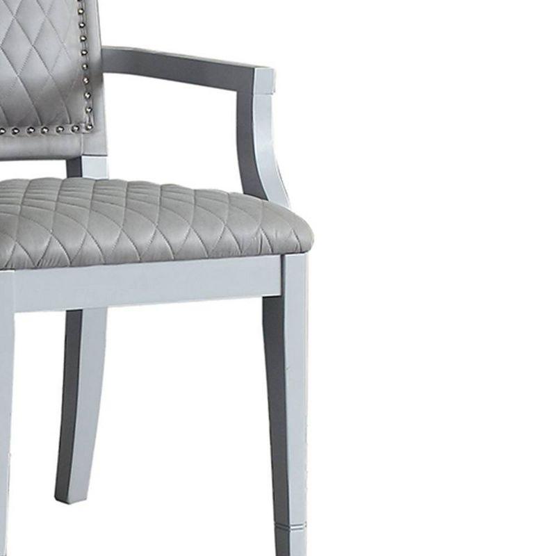 21.7" House Marchese Two-Tone Accent Chair with Nailhead Trim & Armrest - Acme Furniture