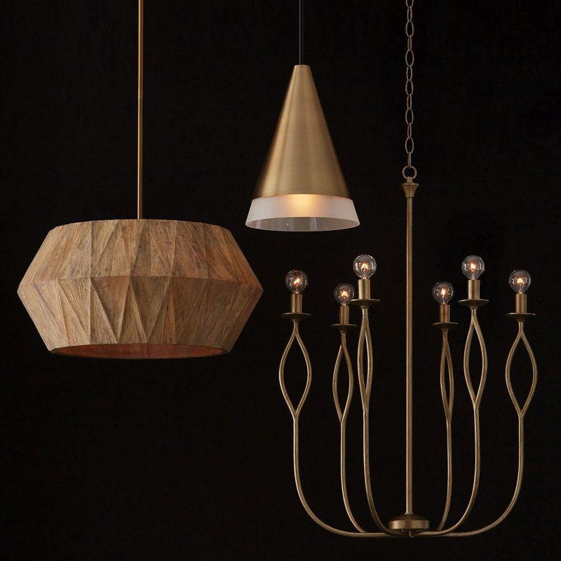 Capital Lighting Avant 1 - Light Pendant in  Aged Brass/Black