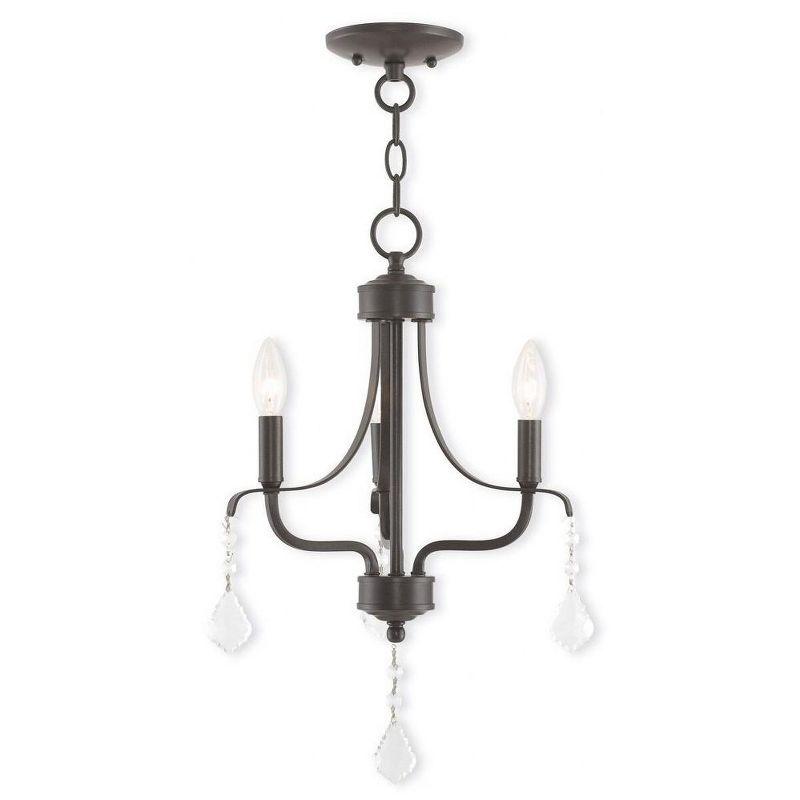 Livex Lighting Callisto 3 - Light Chandelier in  Brushed Nickel