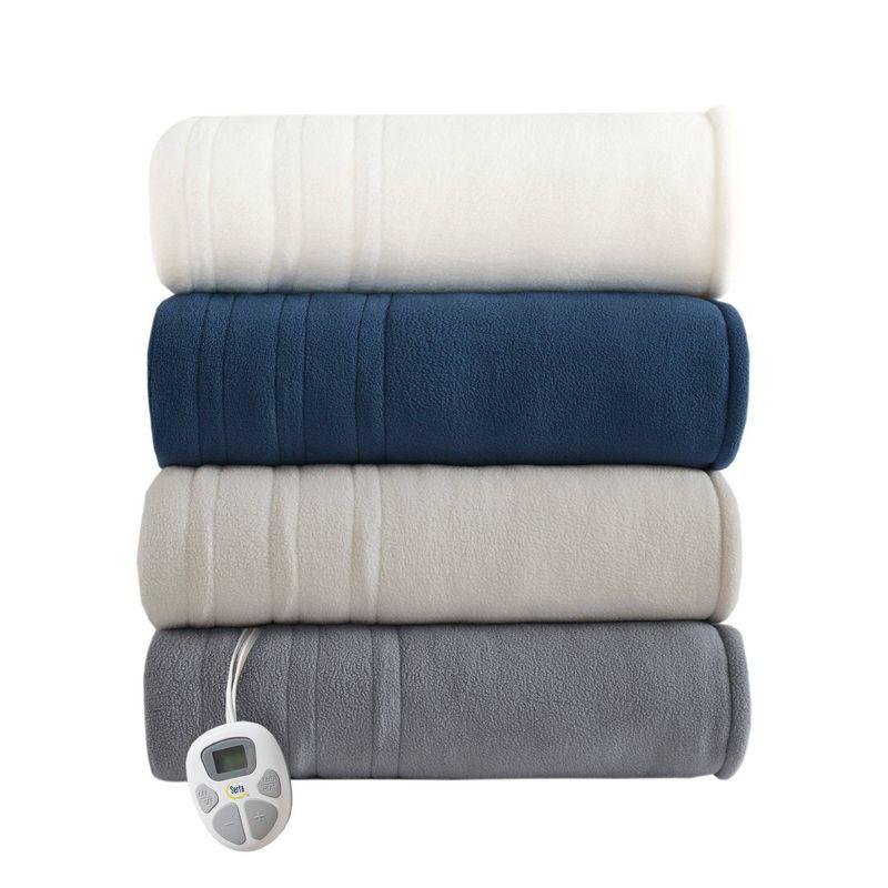 Serta Fleece to Sherpa Heated Blanket