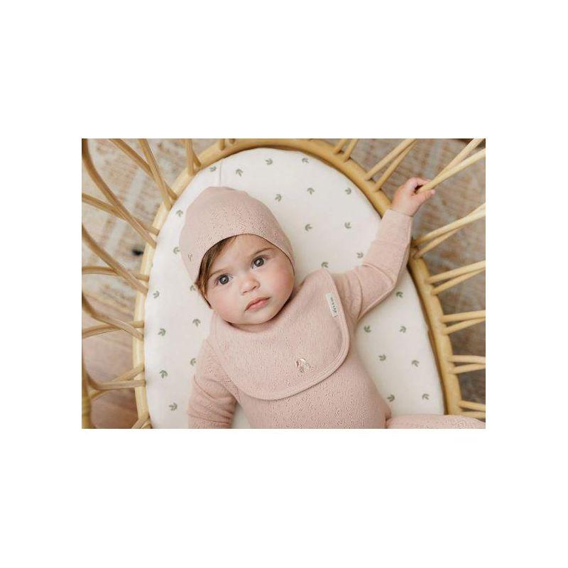 Ely's & Co. Baby Fitted Bassinet  Sheet   100% Combed Jersey Cotton  2 Packs Gender Neutral