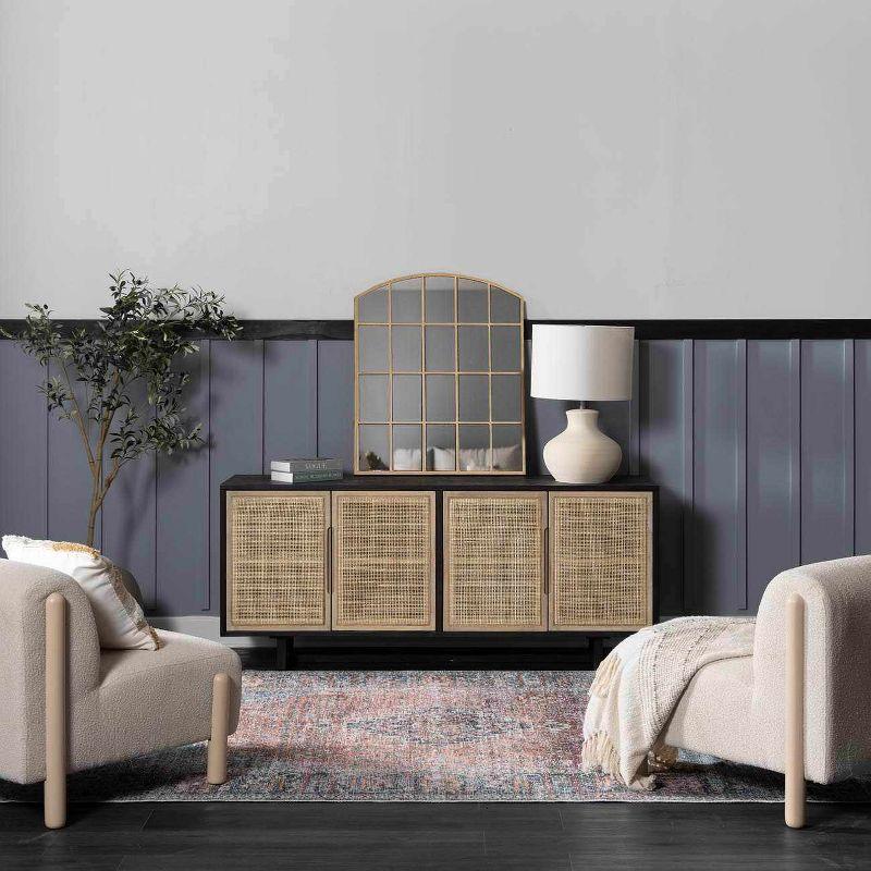 Hauteloom Rectangle Area Rug   Light Blue