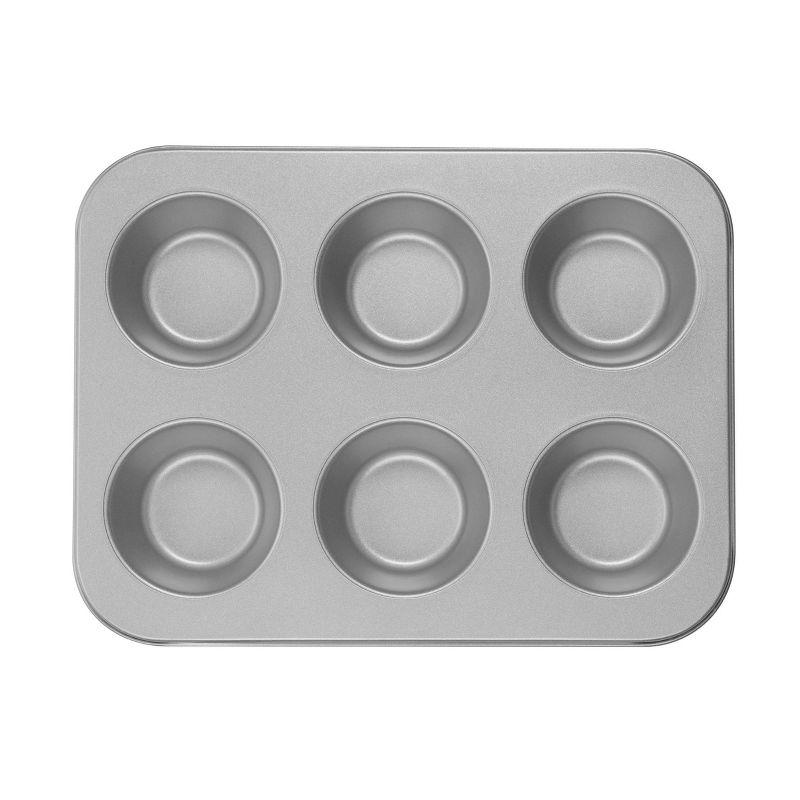 Silver Non-Stick Jumbo 6-Cup Muffin Pan