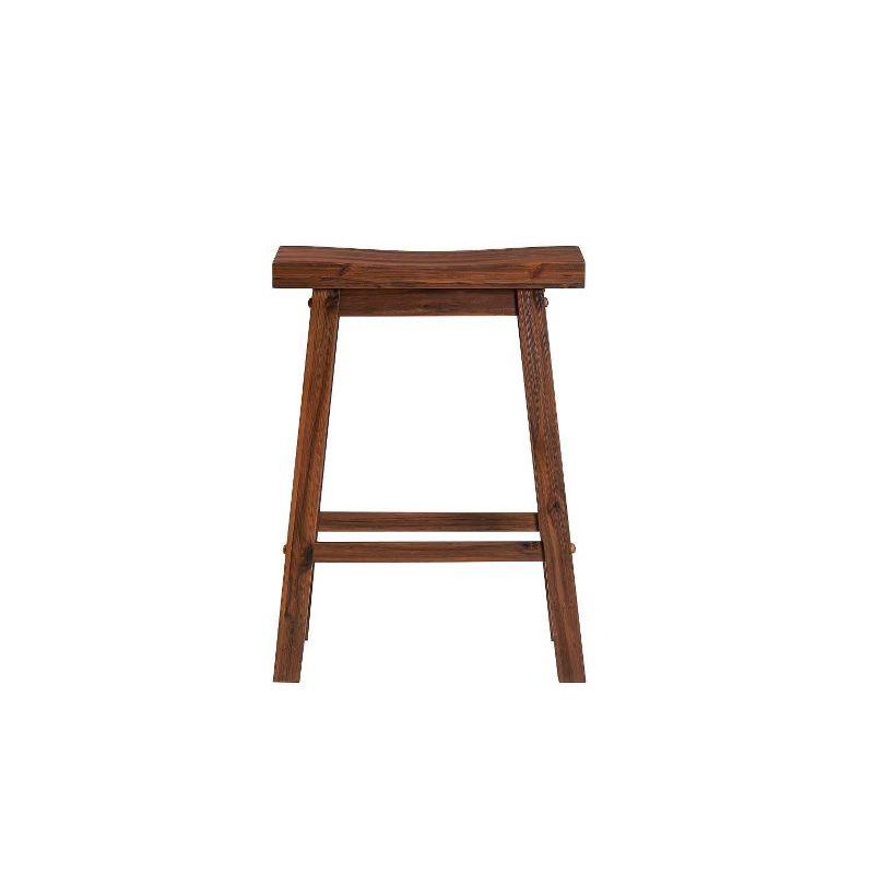 24" Sonoma Saddle Counter Height Barstool - Boraam