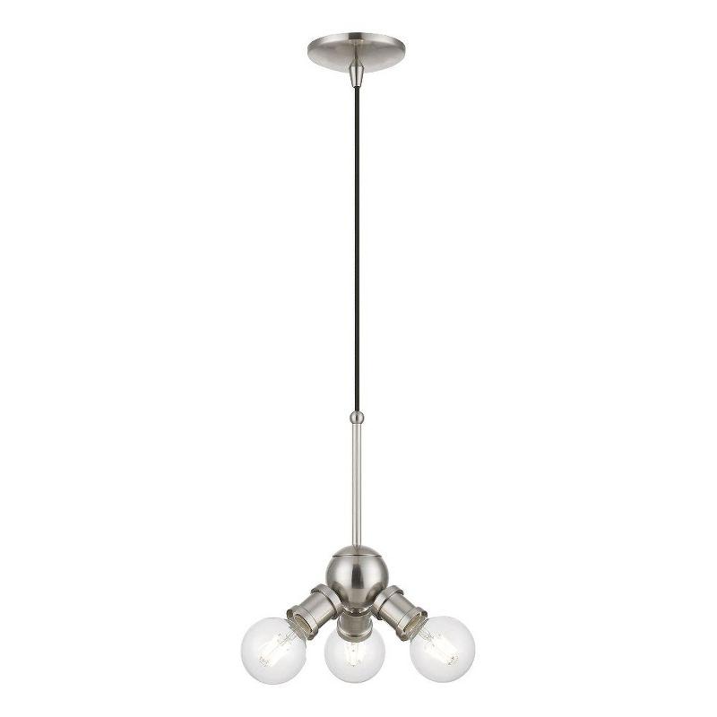 Livex Lighting Lansdale 3 - Light Pendant in  Brushed Nickel