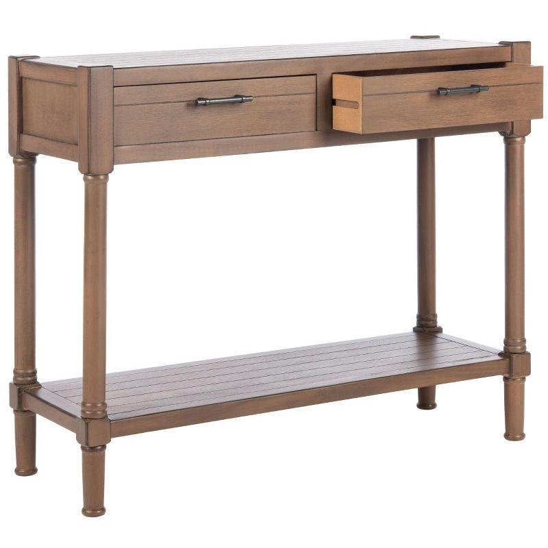 Filbert 2 Drawer Console Table - CNS5716C - Brown - Safavieh