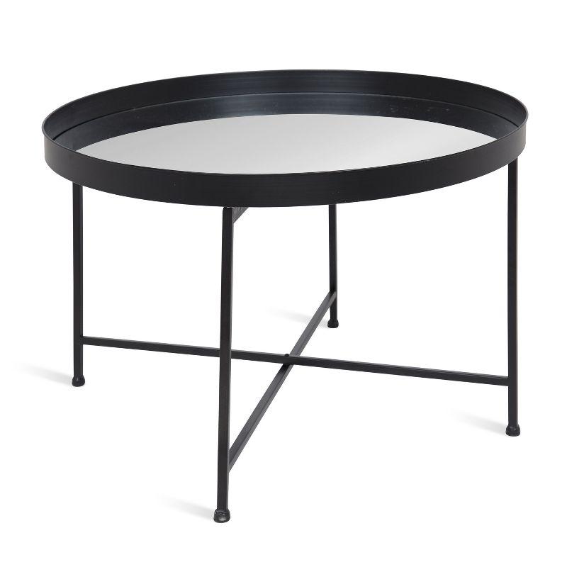 Kate and Laurel Celia Round Metal Coffee Table