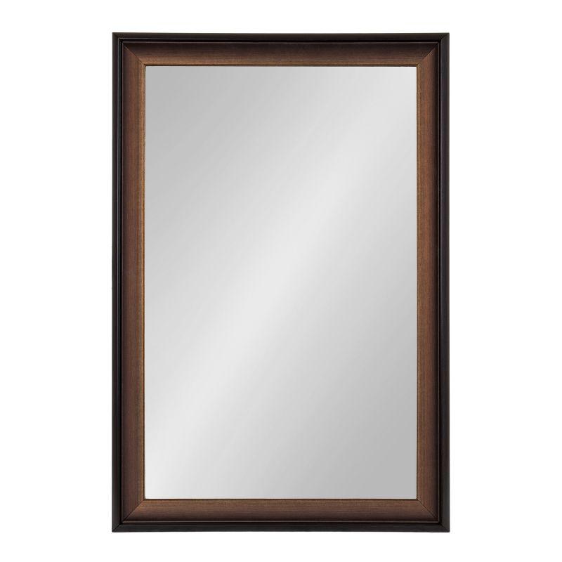 24"x36" Gotley Rectangle Wall Mirror Bronze - Kate & Laurel All Things Decor: Durable, Easy to Hang