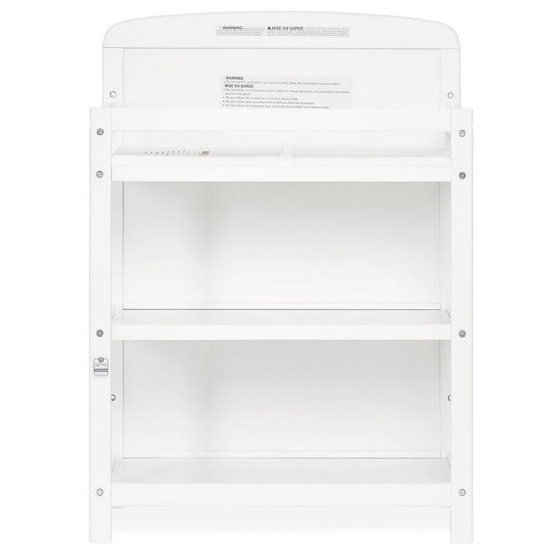 Dream On Me Anna 4 in 1 Full-Size Crib and Changing Table Combo in White