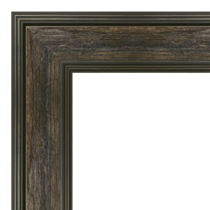 Amanti Art Rail Rustic Char Picture Frame