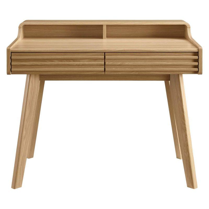 Render Writing Desk Oak - Modway