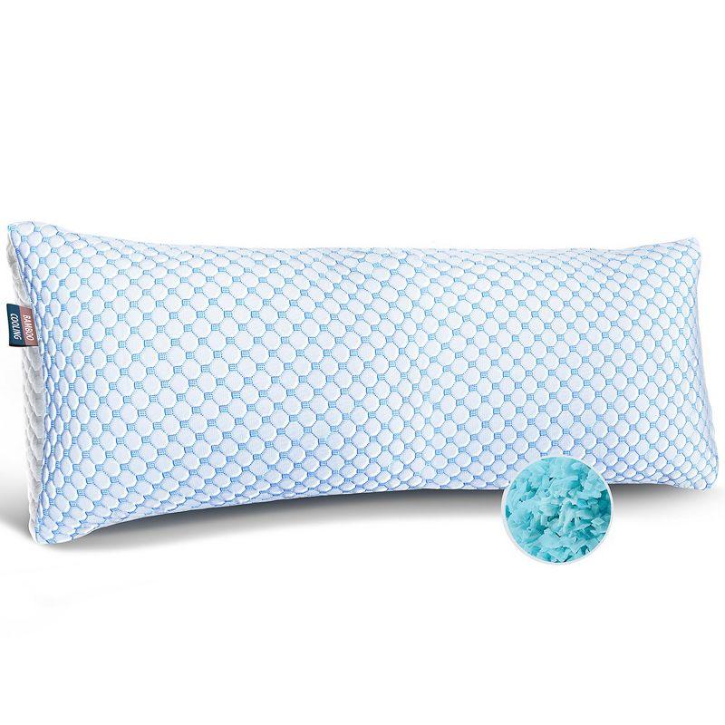 Adjustable Gel-Infused Memory Foam Cooling Body Pillow