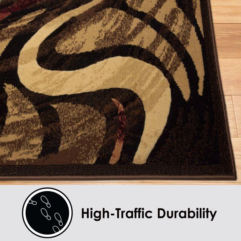 Home Dynamix Catalina Picasso Contemporary Artistic Swirl Area Rug