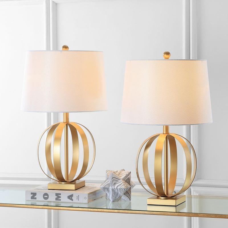 Eugenia Sphere Lamp (Set of 2) - Gold - Safavieh