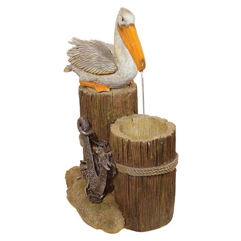 Pelican's Seashore Roost Sculptural Fountain