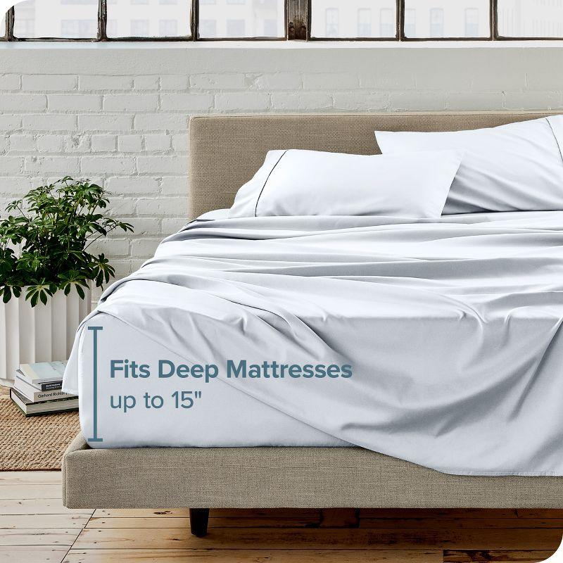 Bare Home Microfiber Dual Pocket Sheet Set