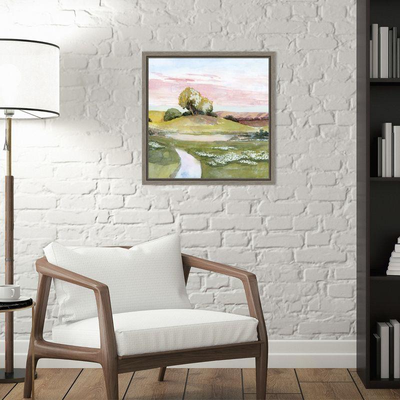 Amanti Art Eastern Light Landscape I by Grace Popp Canvas Wall Art Print Framed 16 x 16-in.