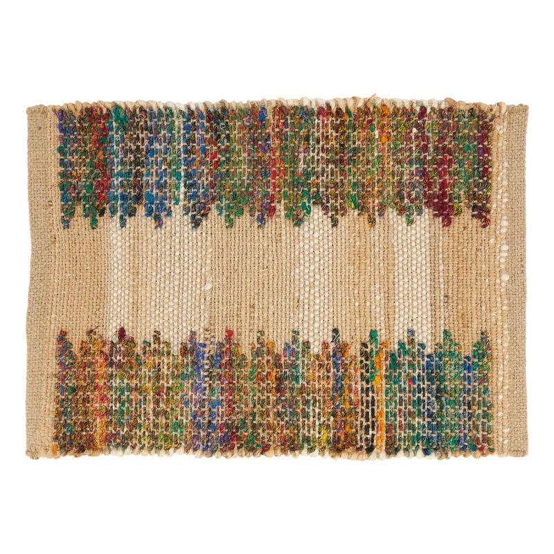 55% Jute - 45% Recycled Cotton No Pattern Rectangle Placemat