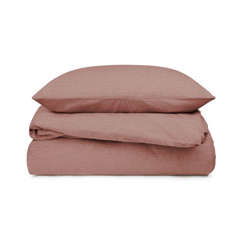 French Linen And Cotton Duvet Cover & Sham Set