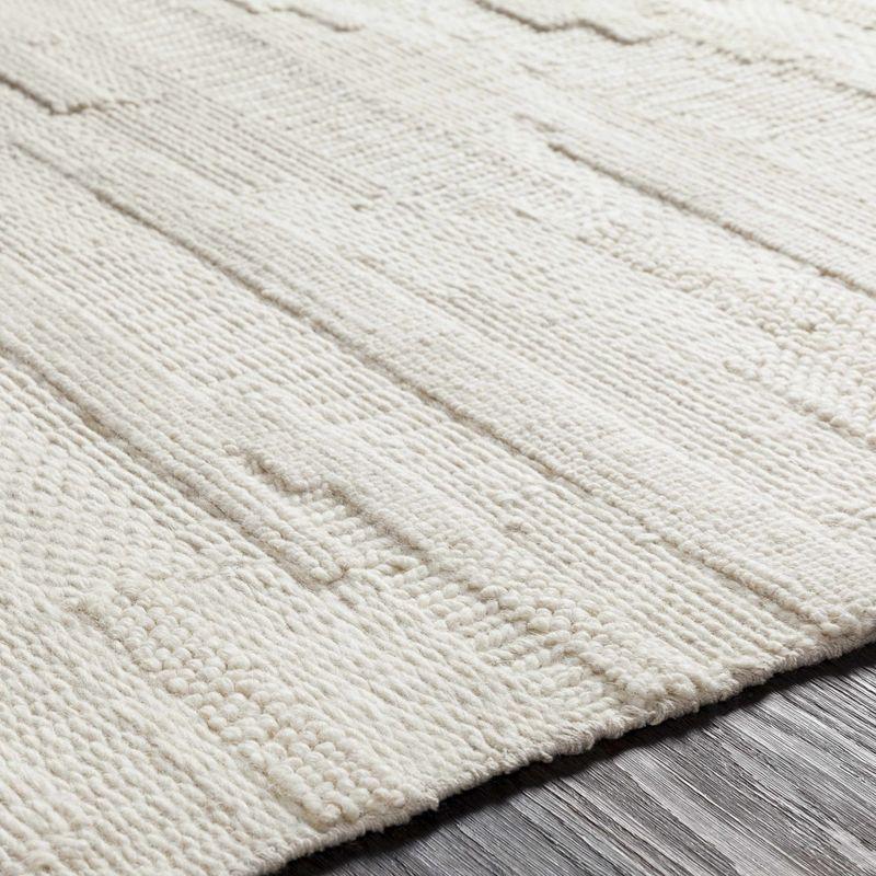 Hauteloom Cypress Cream Textured Wool Rug