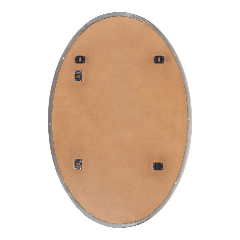 Kate and Laurel Rollo Oval Framed Wall Mirror