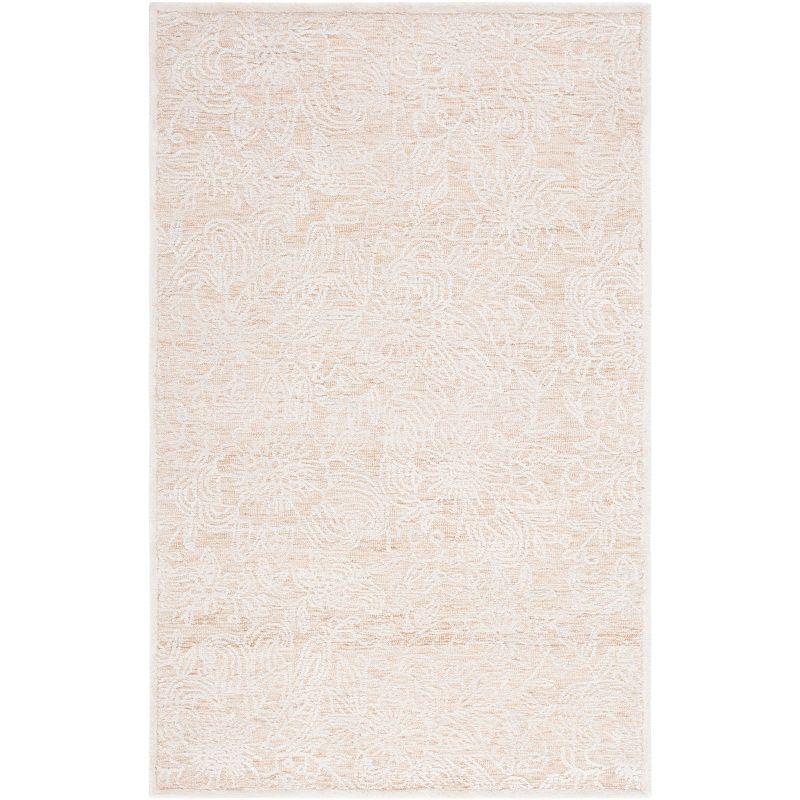 Charlton Home® Bathesda Hand Tufted 60% Wool, 20% Bamboo Silk, 20% Cotton With Cotton Backing Floral Rug