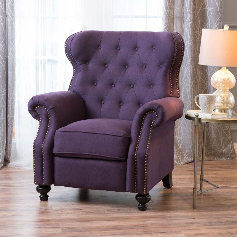 Walder Tufted Recliner - Christopher Knight Home