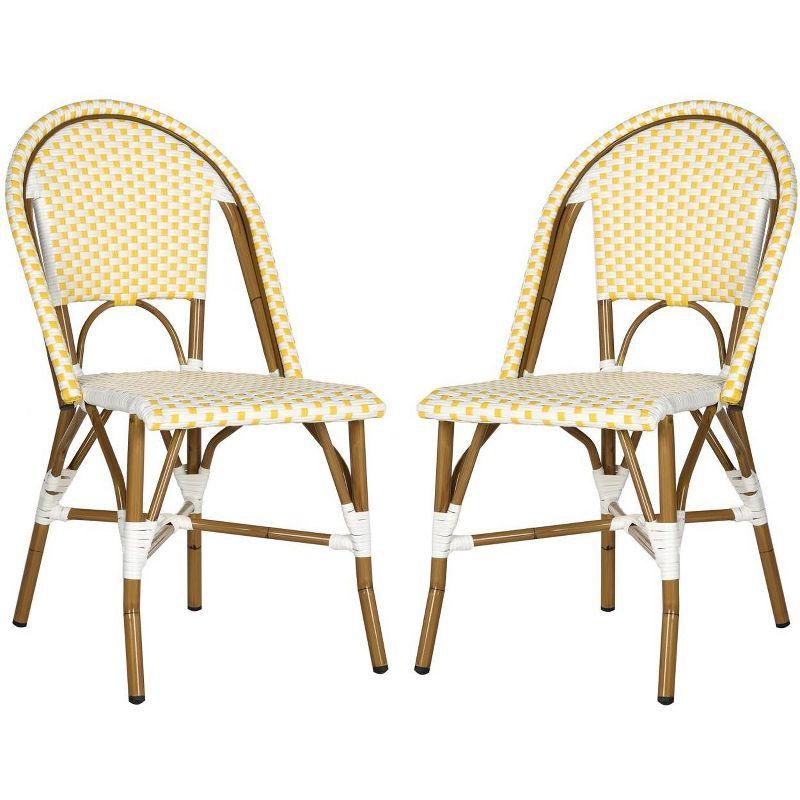 Casidy Polyethylene (PE) Wicker Wicker Outdoor Dining Side Chair