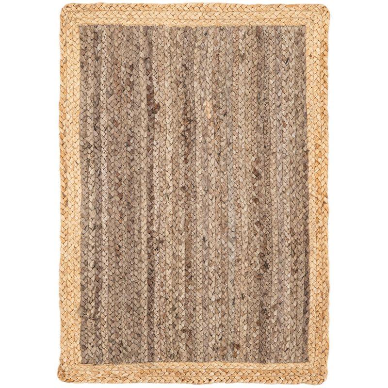 Unique Loom 2' 0 x 3' 1 Goa Braided Jute Rectangle Area Rug