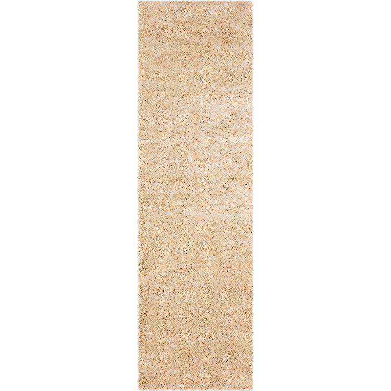 Indie Shag SGI320 Power Loomed Runner Rug - Light Beige - 2'3"x7' - Safavieh.