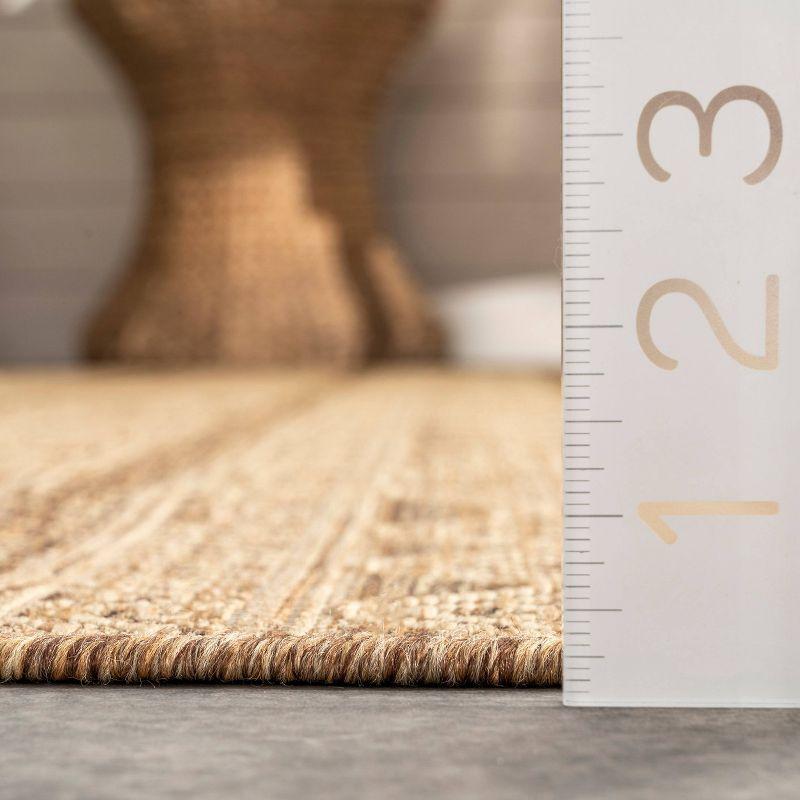 Devon Geometric Striped Indoor and Outdoor Area Rug - nuLOOM