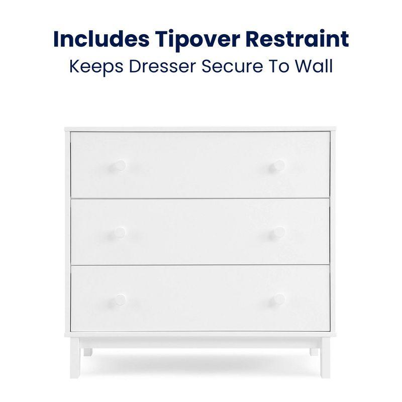 babyGap by Delta Children Legacy 3 Drawer Dresser - Bianca White