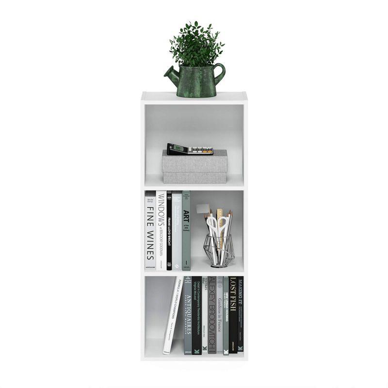 31" 3 Shelf Bookcase- Furinno Luder Open Shelf