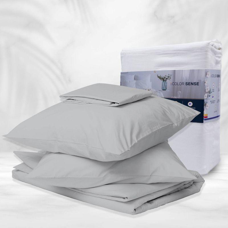 800 Thread Count Cotton Rich Sateen Sheet Set - Color Sense