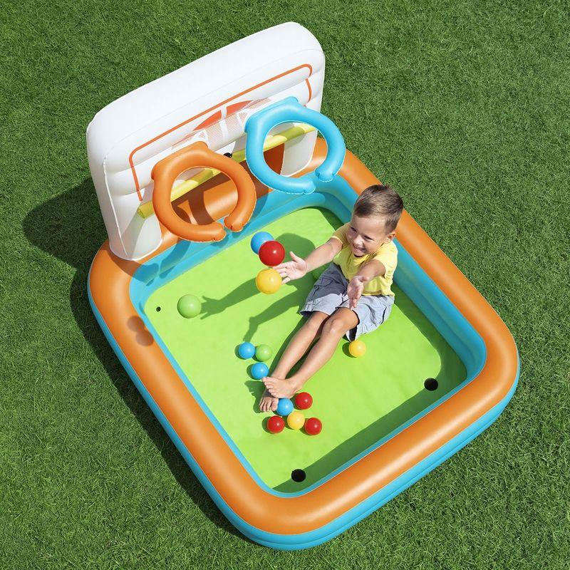 Bestway Kick 'N Swish – 3-in-1 Inflatable Sports Activity Center for Kids 2+