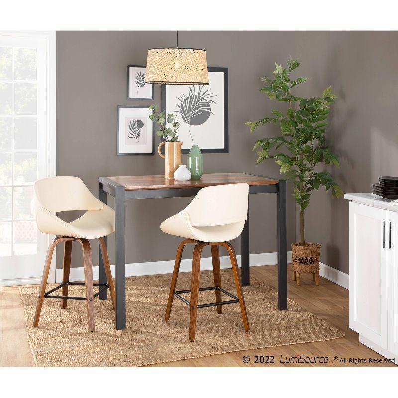 Set of 2 Fabrico Square Height Barstools - LumiSource