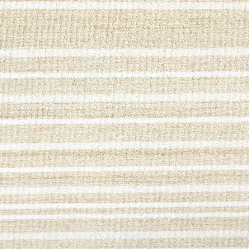 Town & Country Basic Layne Everwash Non-Slip Backing Area Rug Cream/Beige