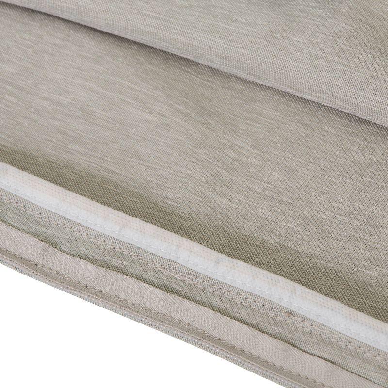 Heather Gray Water-Resistant Patio Chair Cushion Set