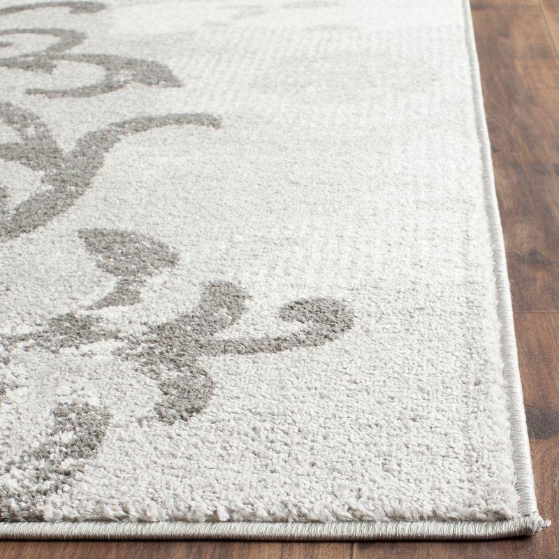 Adirondack ADR114 Machine Made Indoor Area Rug - Silver/Ivory - 12'x18' - Safavieh