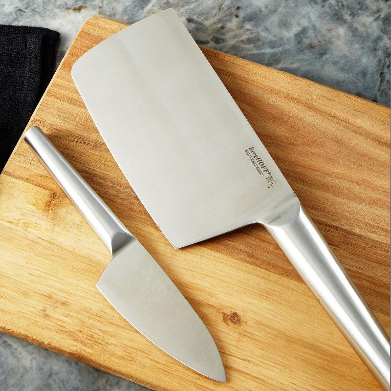 BergHOFF BergHOFF International Straight 4pc Stainless Steel Santoku Knife Set